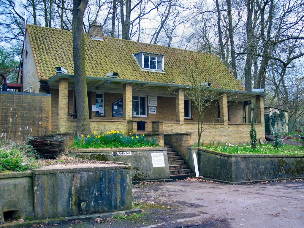 Original entrance to the bunker via bungalow