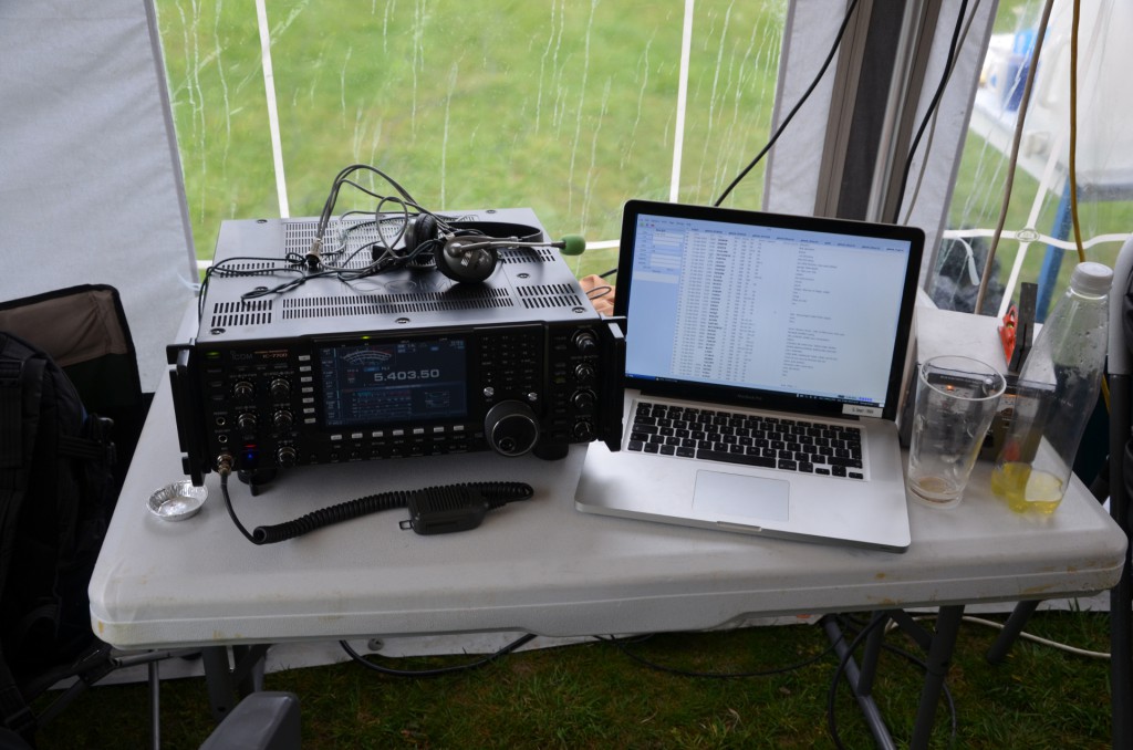 Icom IC7700 comprises the HF station