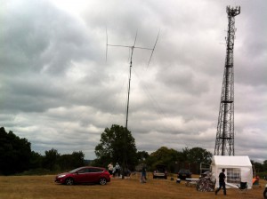 Chris G8OCV's homebrew HF yagi